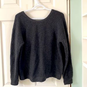 Aerie cross back knit sweater